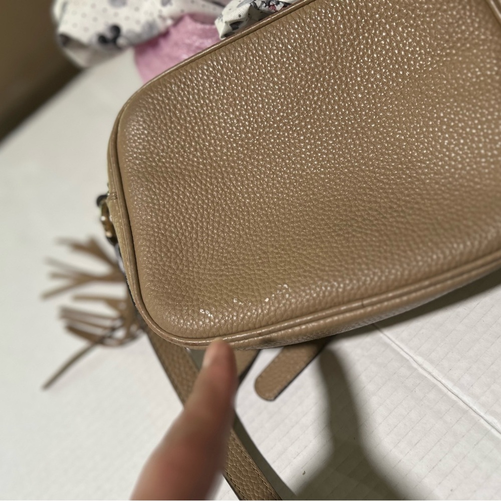 Gucci Beige Leather Crossbody Bag - Picture 11 of 15